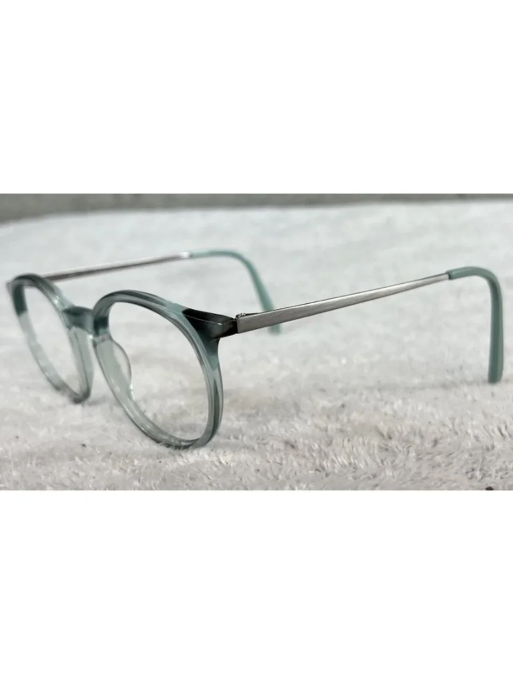 OGI Hugs/373 Women’s Crystal Turquoise Gunmetal Oval Eyeglasses Frames 46-20-140